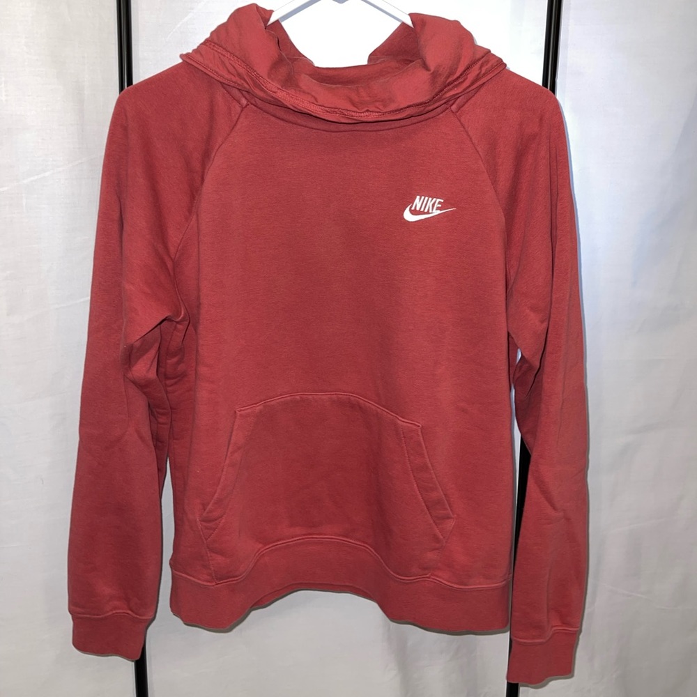 Nike, rust/ brick hoodie, size Small